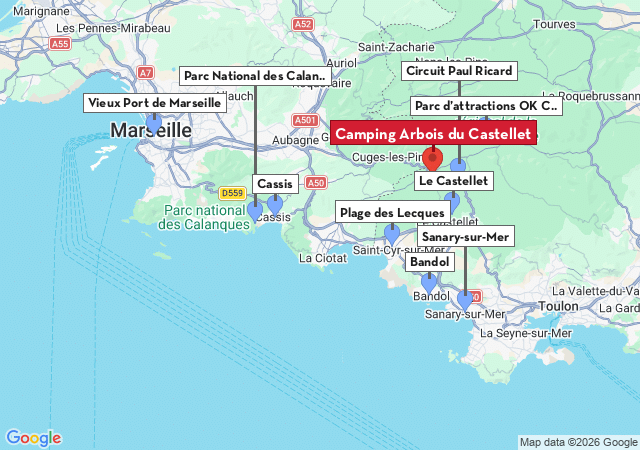 Carte des villes &agrave; visiter